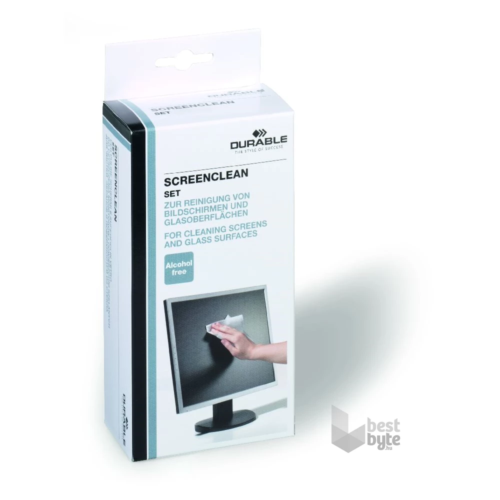 Durable SCREENCLEAN monitor tisztító szett