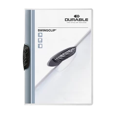 Durable Swingclip A4 30lapos fekete clip-mappa