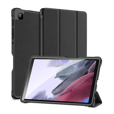 Dux Ducis GP-108561 Galaxy Tab A7 Lite LTE (SM-T225) / Galaxy Tab A7 Lite WIFI (SM-T220) fekete bőr hatású tablet tok