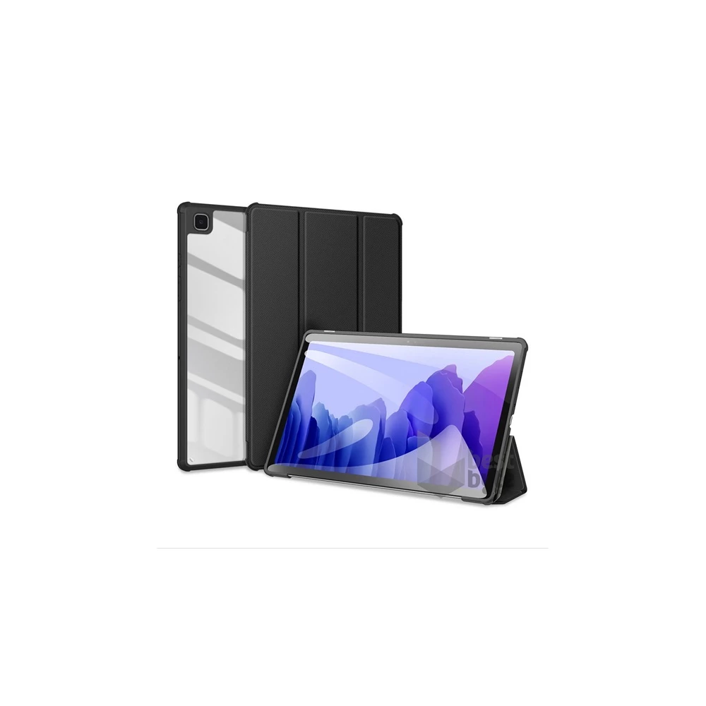 Dux Ducis GP-124463 Galaxy Tab A7 10.4 (2022) WIFI SM-T503 / (2020) LTE SM-T505 fekete bőr hatású oldalra nyíló tok