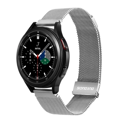 Dux Ducis GP-133932 univerzális 20mm ezüst alumínium milánói óraszíj