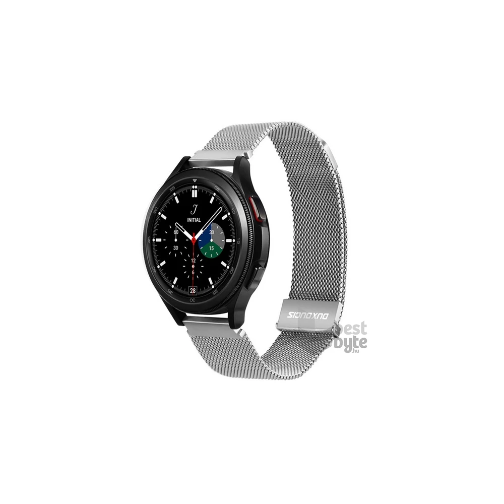 Dux Ducis GP-133932 univerzális 20mm ezüst alumínium milánói óraszíj