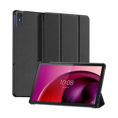 Dux Ducis GP-134511 Lenovo Tab M10 5G (TB-X607) fekete bőr hatású oldalra nyíló tok