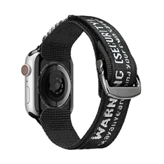 Dux Ducis GP-137699 Apple Watch Ultra 2 49mm / Watch Series 9 45mm / Watch Series 2 42mm fekete nylon óraszíj