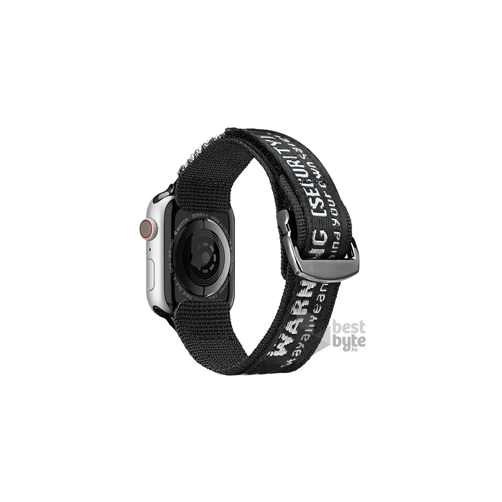 Dux Ducis GP-137699 Apple Watch Ultra 2 49mm / Watch Series 9 45mm / Watch Series 2 42mm fekete nylon óraszíj