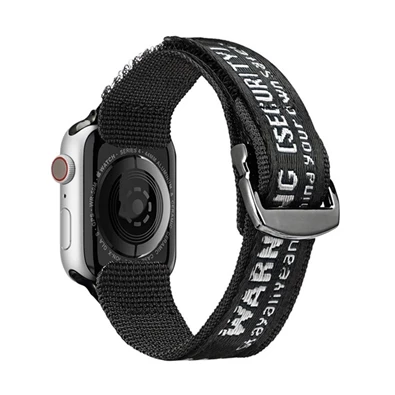 Dux Ducis GP-137699 Apple Watch Ultra 2 49mm / Watch Series 9 45mm / Watch Series 2 42mm fekete nylon óraszíj