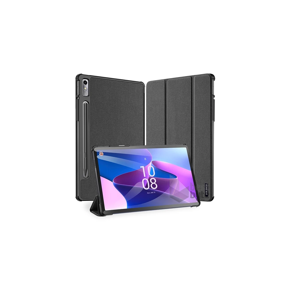 Dux Ducis GP-138112 Lenovo Tab P11 Pro Gen2 (TB132FU) WIFI fekete bőr hatású tablet tok