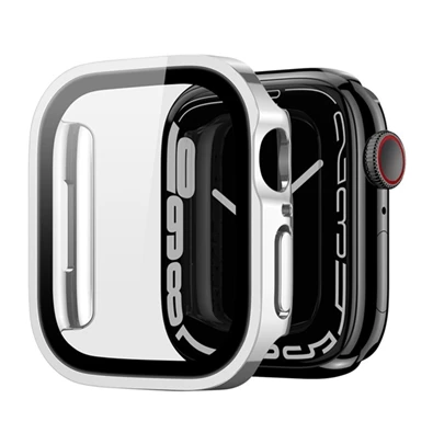 Dux Ducis GP-140464 Apple Watch Series SE 40mm / Series SE 2 40mm / Series 5 40mm ezüst műanyag tok + kijelzővédő üveg