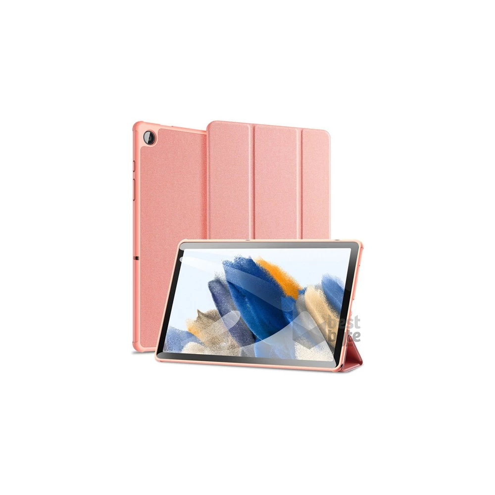 Dux Ducis GP-150492 Galaxy Tab A9 Plus 5G (SM-X216) / A9 Plus WIFI (SM-X210) rózsaszín bőr hatású oldalra nyíló tok