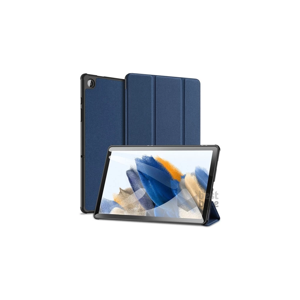 Dux Ducis GP-150494 Galaxy Tab A9 Plus 5G (SM-X216) / A9 Plus WIFI (SM-X210) sötétkék bőr hatású oldalra nyíló tok