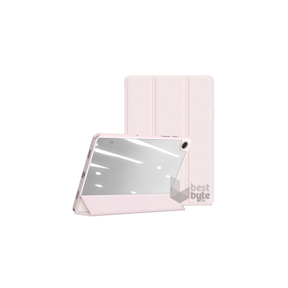 Dux Ducis GP-150511 Galaxy Tab A9 Plus 5G (SM-X216) / Galaxy Tab A9 Plus WIFI (SM-X210) rózsaszín bőr hatású tablet tok