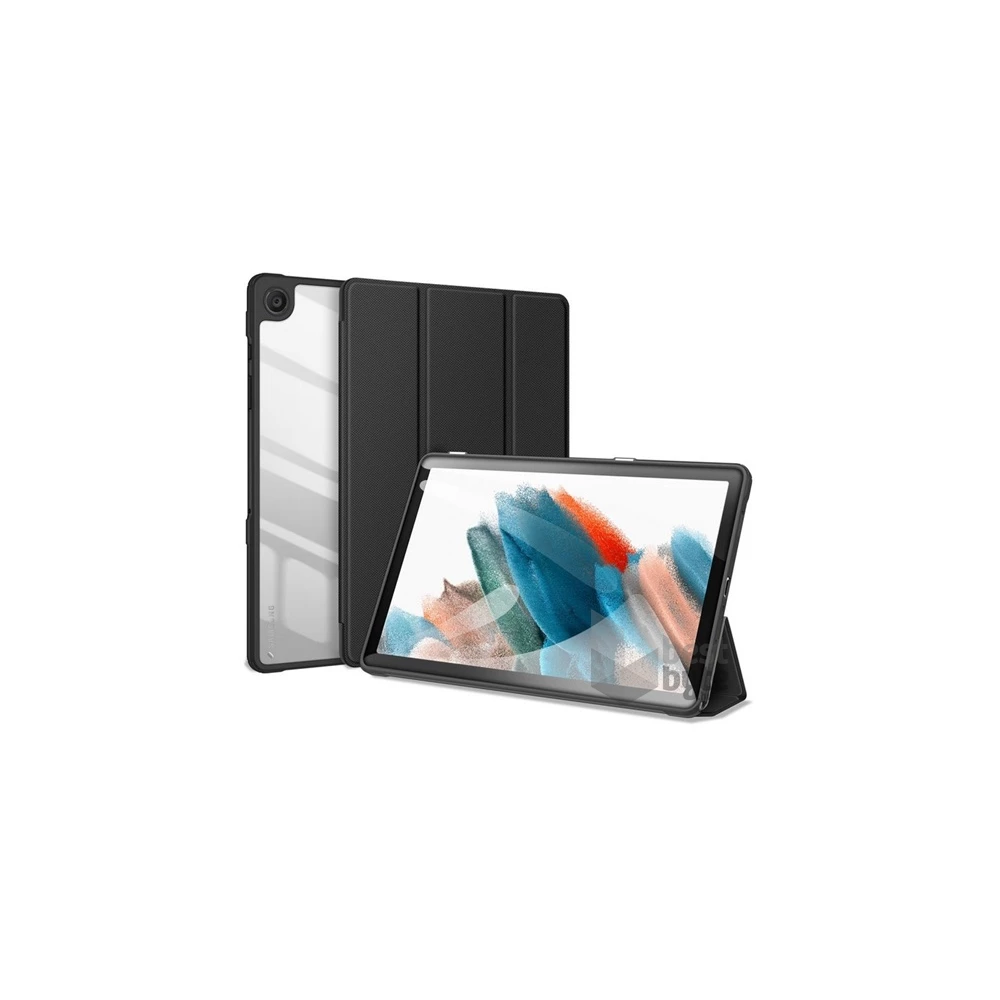 Dux Ducis GP-150512 Galaxy Tab A9 Plus 5G (SM-X216) / WIFI (SM-X210) fekete bőr hatású tablet tok