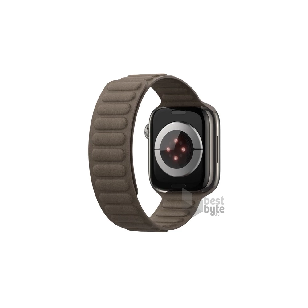 Dux Ducis GP-154576 Apple Watch Series 9 41mm / Watch Series 8 41mm / Watch Series 7 41mm sötétszürke textil óraszíj