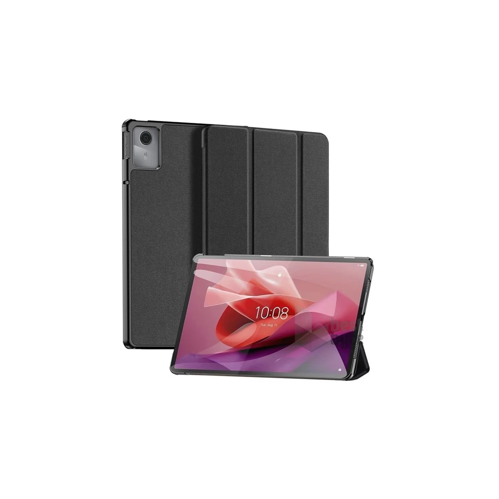 Dux Ducis GP-154700 Lenovo Tab M11 (TB330) fekete bőr hatású oldalra nyíló tok