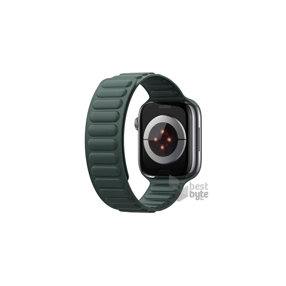 Dux Ducis GP-154952 Apple Watch Series SE 40mm / Watch Series SE 2 40mm / Watch Series 6 40mm sötétzöld szilikon óraszíj