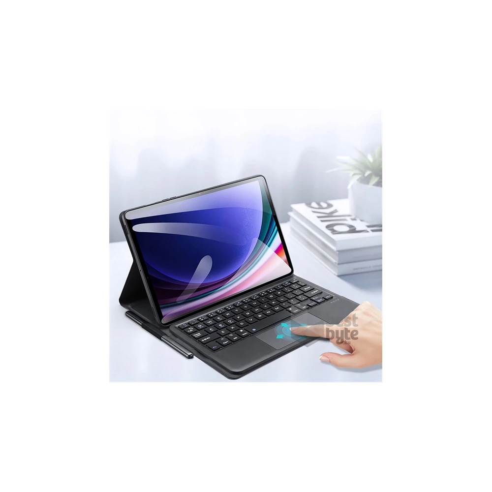 Dux Ducis GP-155198 Galaxy Tab S9 FE LTE (SM-X516) / WIFI (SM-X510) / Tab S9 LTE (SM-X716) fekete billentyűzetes tok