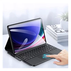 Dux Ducis GP-155205 Galaxy Tab S9 FE Plus WIFI (SM-X610)/LTE (SM-X616) / S9 Plus LTE (SM-X816) fekete billentyűzetes tok