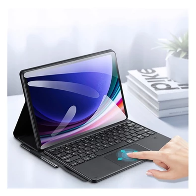 Dux Ducis GP-155205 Galaxy Tab S9 FE Plus WIFI (SM-X610)/LTE (SM-X616) / S9 Plus LTE (SM-X816) fekete billentyűzetes tok