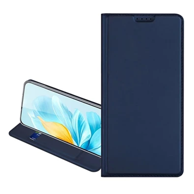 Dux Ducis GP-155380 Honor Magic6 Pro 5G sötétkék bőr hatású oldalra nyíló tok