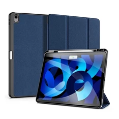 Dux Ducis GP-157398 iPad Air 13 (2024) sötétkék bőr hatású oldalra nyíló tok
