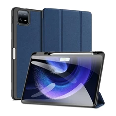 Dux Ducis GP-161784 Xiaomi Pad 6 sötétkék bőr hatású oldalra nyíló tok