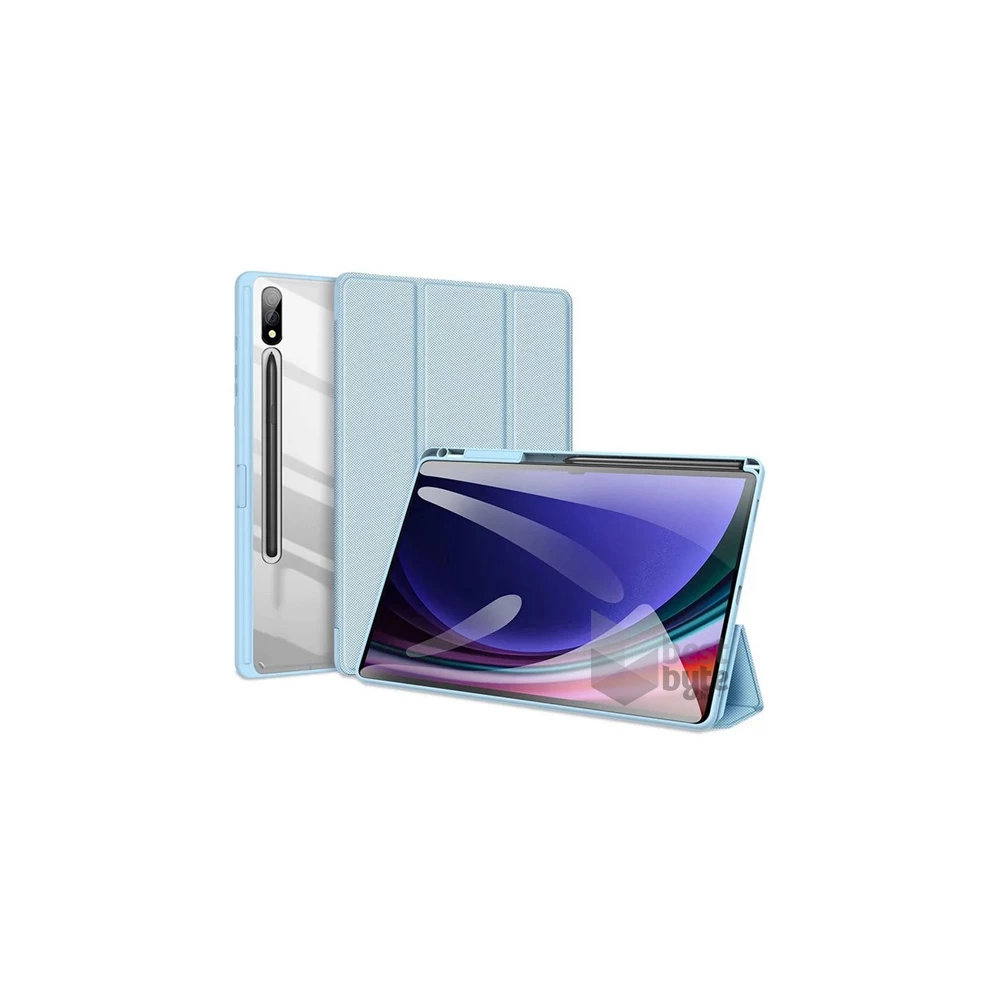 Dux Ducis GP-162926 Galaxy Tab S10 Plus LTE (SM-X826B) / WIFI (SM-X820) világoskék bőr hatású oldalra nyíló tok