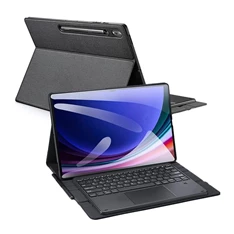 Dux Ducis GP-162929 Galaxy Tab S9 Ultra LTE / WIFI / S8 Ultra LTE fekete bőr hatású billentyűzetes tok