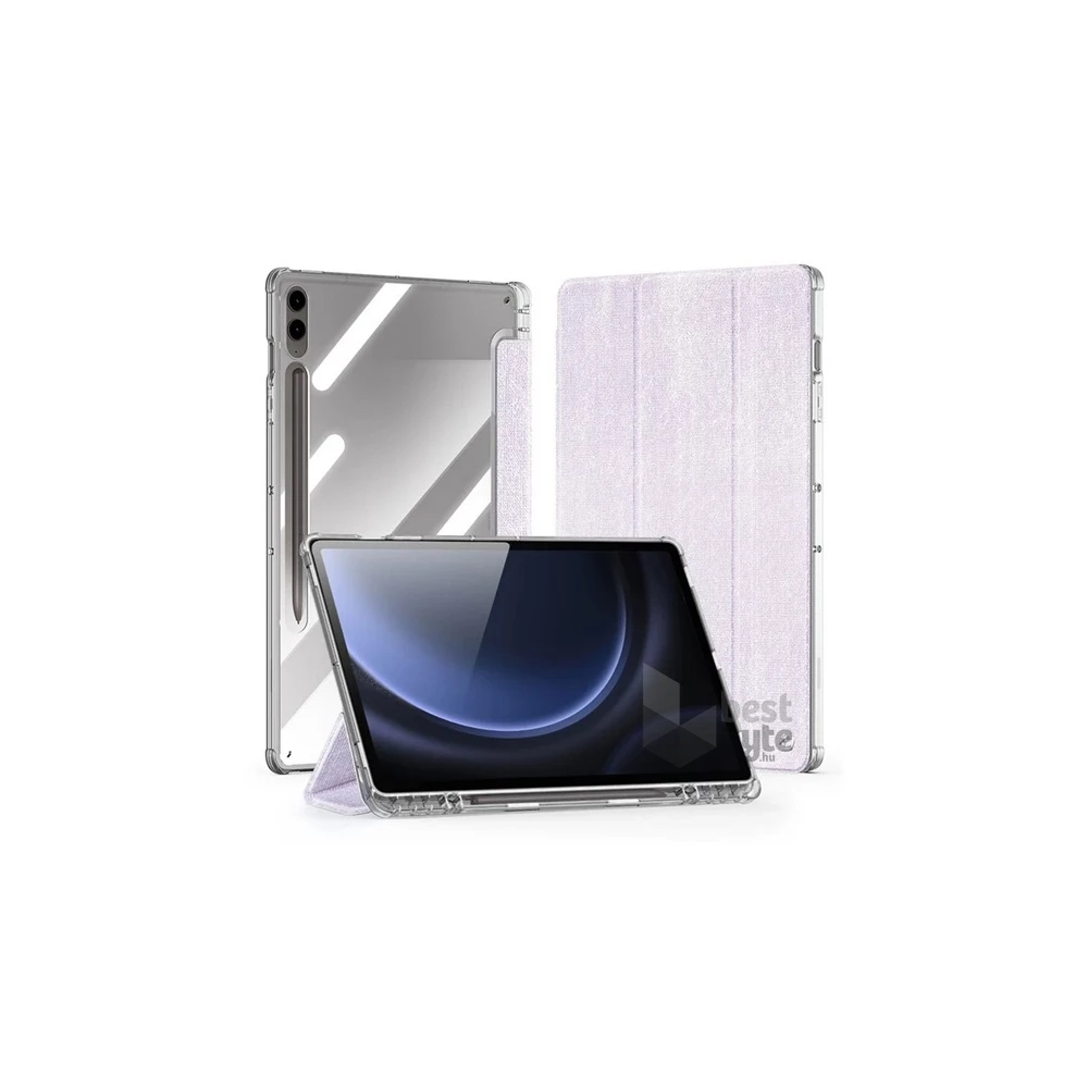 Dux Ducis GP-162937 Galaxy Tab S10 Plus LTE / WIFI lila textil hatású oldalra nyíló tok