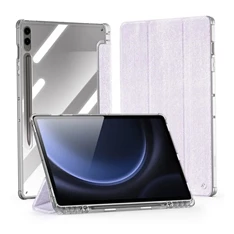 Dux Ducis GP-162942 Galaxy Tab S9 Plus LTE (SM-X816) / WIFI (SM-X810) / FE lila textil hatású oldalra nyíló tok