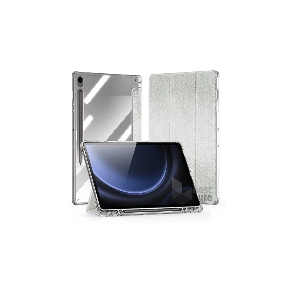 Dux Ducis GP-162957 Galaxy Tab S9 LTE (SM-X716)/WIFI(SM-X710) / FE (SM-X516) világoszöld textil hatású oldalra nyíló tok