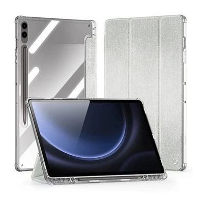 Dux Ducis GP-162960 Galaxy Tab S10 Plus LTE (SM-X826B) / WIFI (SM-X820) világoszöld textil hatású oldalra nyíló tok