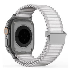 Dux Ducis GP-162964 Watch Series 5 44mm / 4 44mm / 3 42mm fehér nylon óraszíj