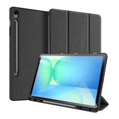 Dux Ducis GP-169343 Galaxy Tab S10 FE Plus WIFI (SM-X626) / LTE (SM-X620) fekete bőr hatású tablet tok Dux Ducis GP-169343 Galaxy Tab S10 FE Plus WIFI (SM-X626) / LTE (SM-X620) fekete bőr hatású tablet tok