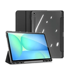 Dux Ducis GP-169349 Galaxy Tab S10 FE Plus WIFI (SM-X626) / LTE (SM-X620) fekete bőr hatású tablet tok Dux Ducis GP-169349 Galaxy Tab S10 FE Plus WIFI (SM-X626) / LTE (SM-X620) fekete bőr hatású tablet tok