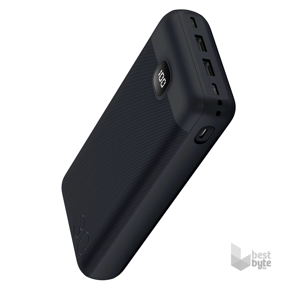 Dviced DV400006 30000mAh fekete powerbank