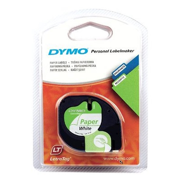 DYMO LT 4m papír fehér feliratozógép szalag