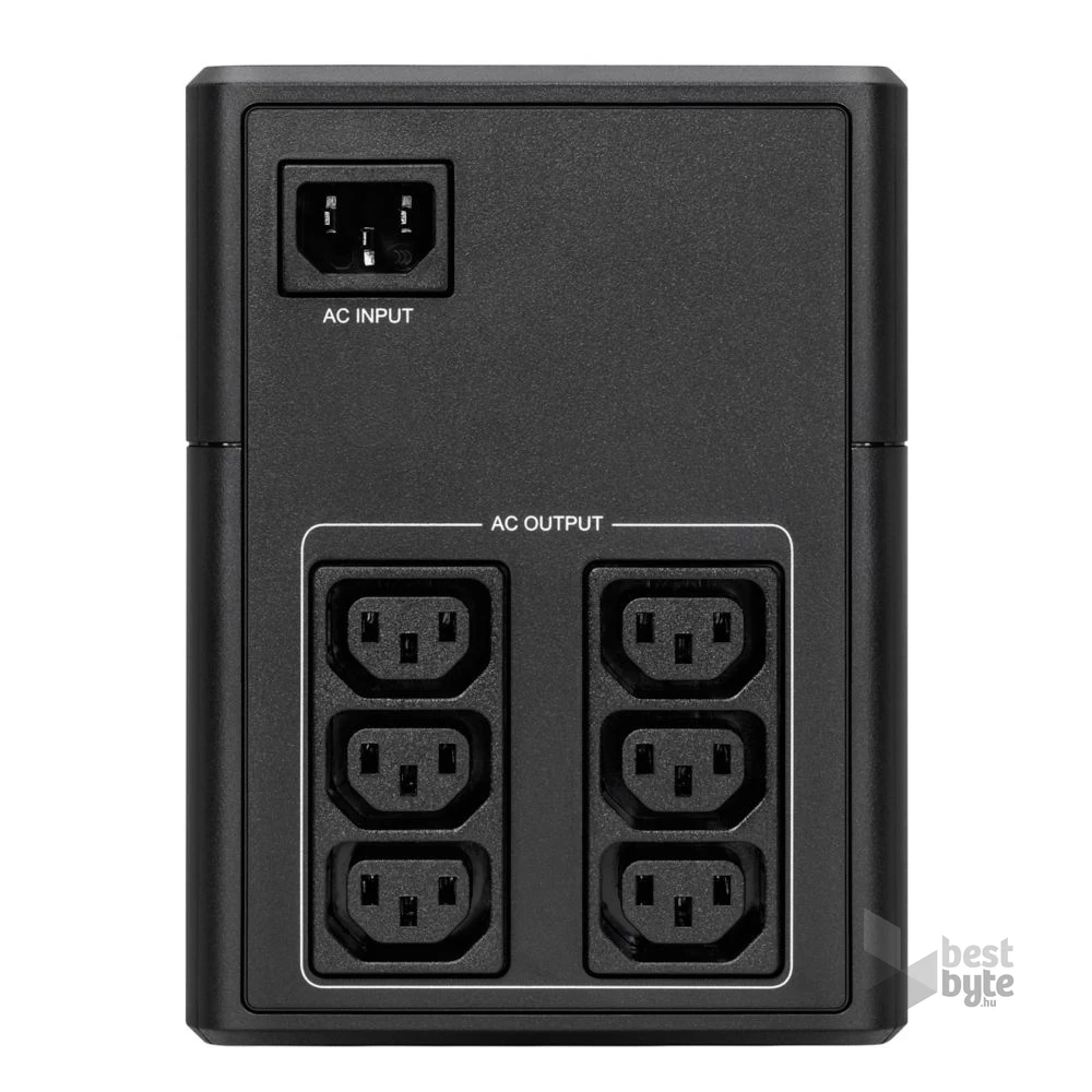 EATON 5E Gen2 5E1200UI USB IEC 660W fekete szünetmentes tápegység