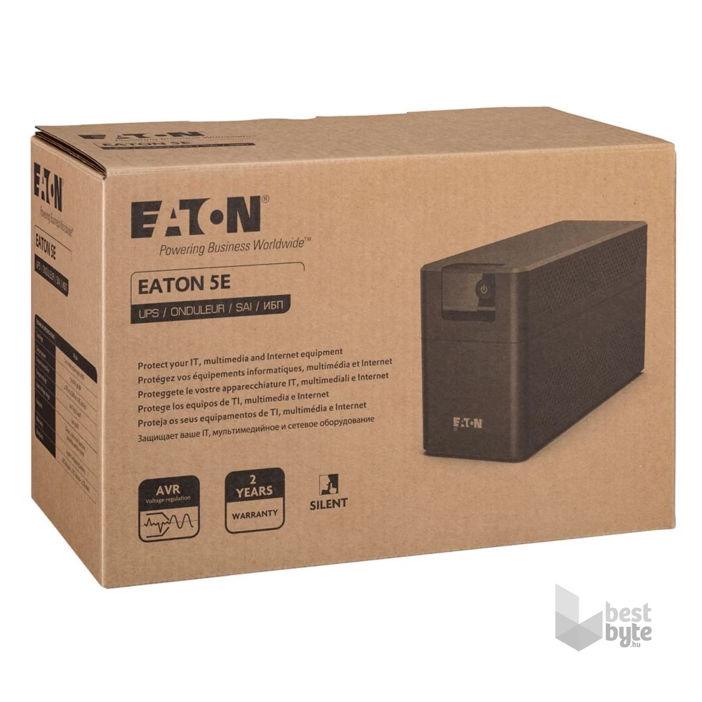 EATON 5E Gen2 5E550I IEC 300W fekete szünetmentes tápegység