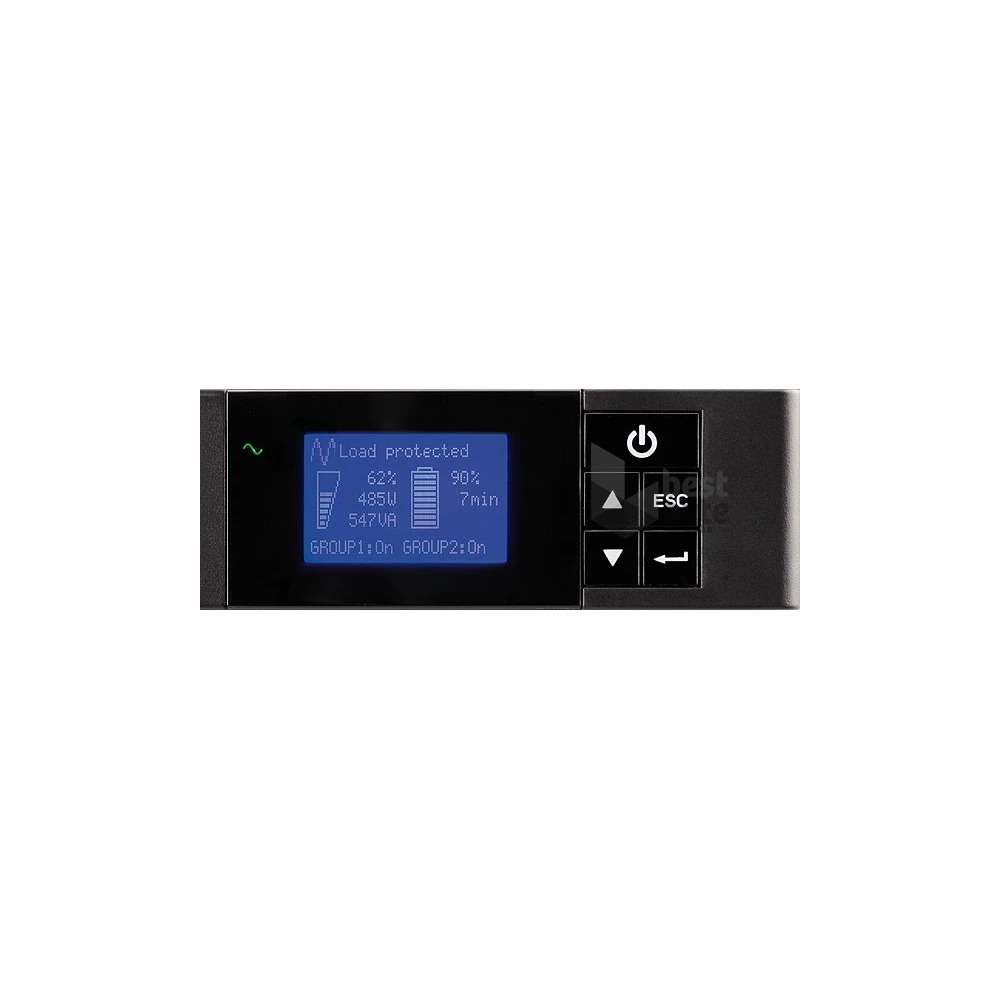 EATON 5P 1150i 770W szürke rack 1U szünetmentes tápegység
