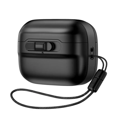 ESR GP-153244 PULSE HALOLOCK AirPods Pro/AirPods Pro 2 fekete műanyag tok