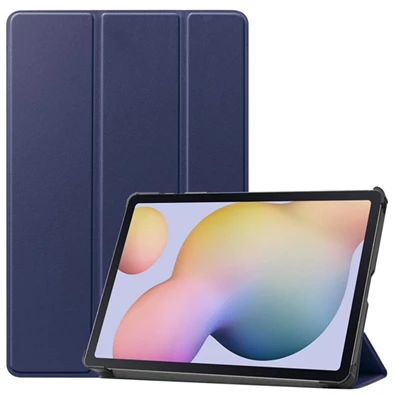 Gigapack GP-101994 Galaxy Tab S8 LTE (SM-X706) / WIFI (SM-X700) / S7 (SM-T876) sötétkék bőr hatású oldalra nyíló tok