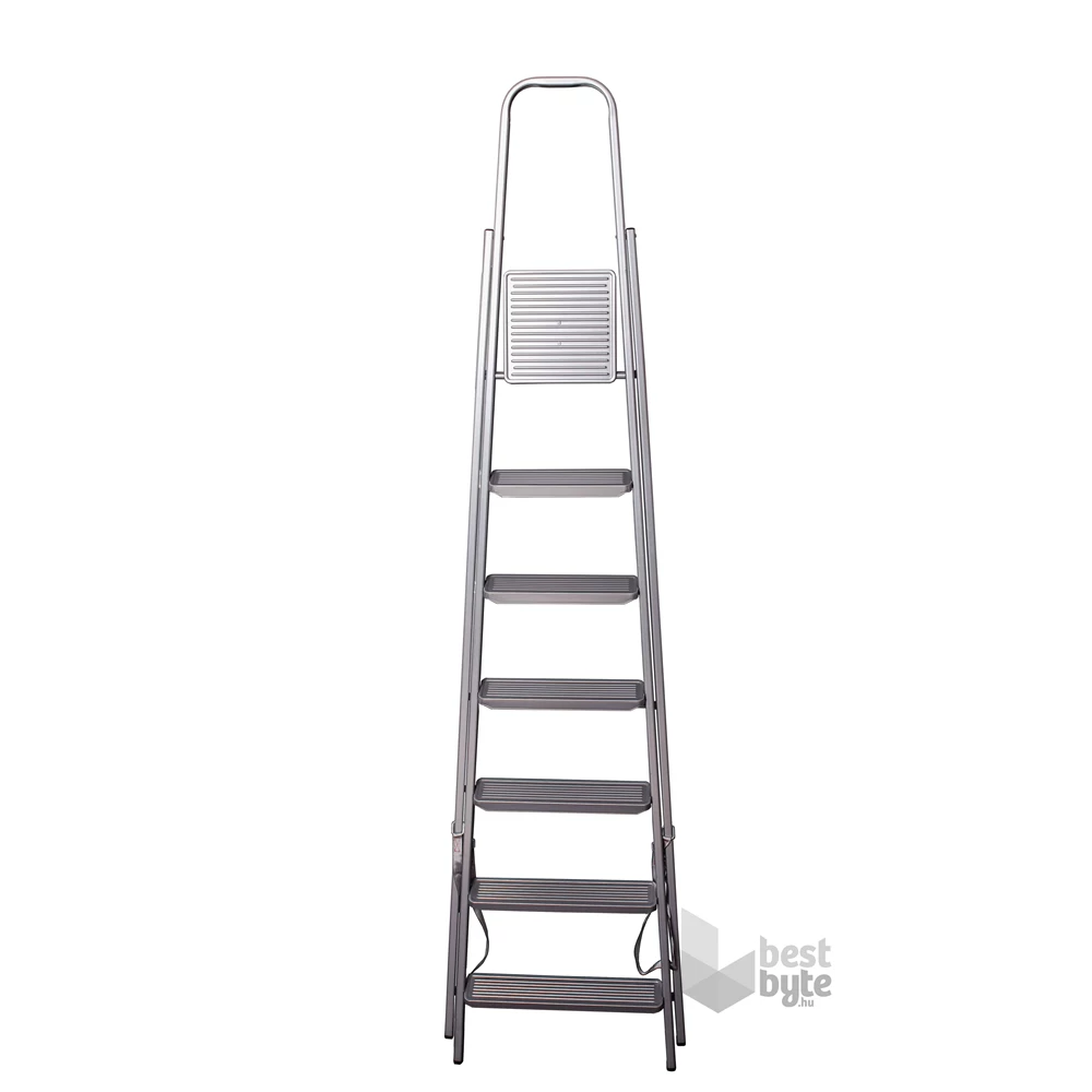 EUROGOLD STEEL HOME 7 lépcsős összecsukható fém létra