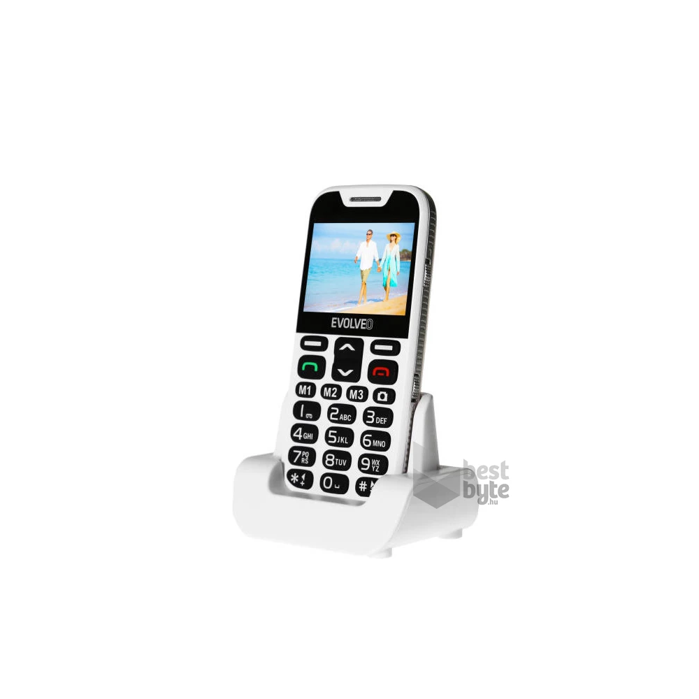 Evolveo Easyphone XD EP-600 2,3" fehér mobiltelefon