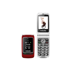 EVOLVEO Easyphone EP-750-FGR 2,8" Dual SIM piros mobiltelefon