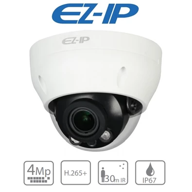 EZ-IP IPC-D2B40-ZS kültéri, 4MP, 2,8-12mm(motor), IR30m, IP dómkamera