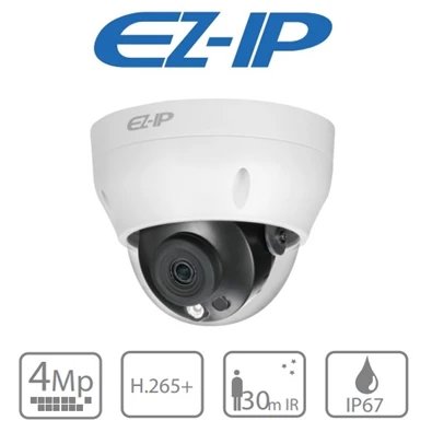 EZ-IP IPC-D2B40 kültéri, 4MP, 2,8mm, IR30m, IP dómkamera