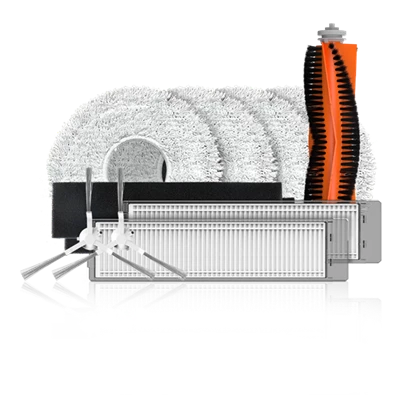 EZVIZ RS2 robotporszívó gyári tartozék csomag (gördülő kefe,HEPA filter,felmosó rongy,élkefe)