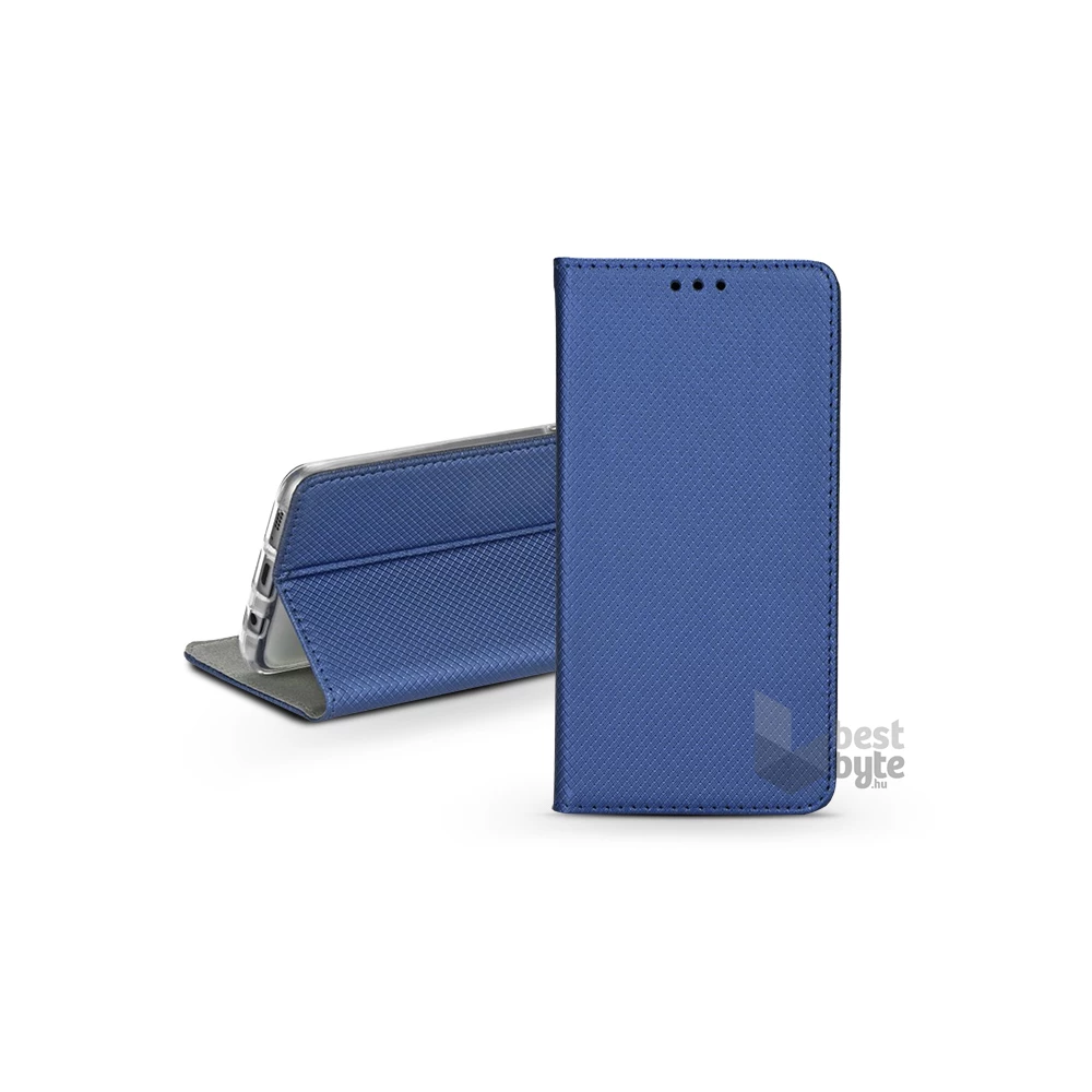 EAZYCASE PT-4976 S-BOOK Huawei P30 Pro kék oldalra nyíló bőr flip tok