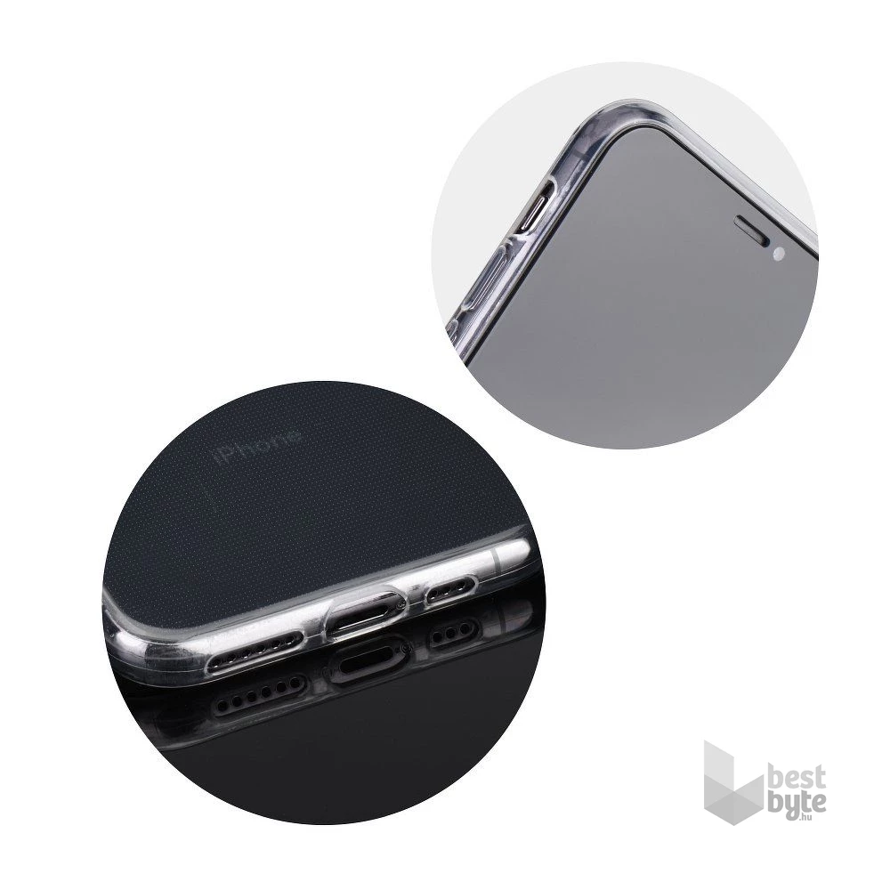 EazyCase PT-5777 Soft Clear iPhone 12/12 PRO átlátszó szilikon védőtok