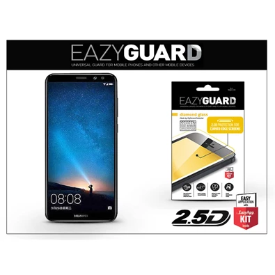 EazyGuard LA-1253 Huawei Mate 10 Lite fekete 2.5D üveg kijelzővédő fólia